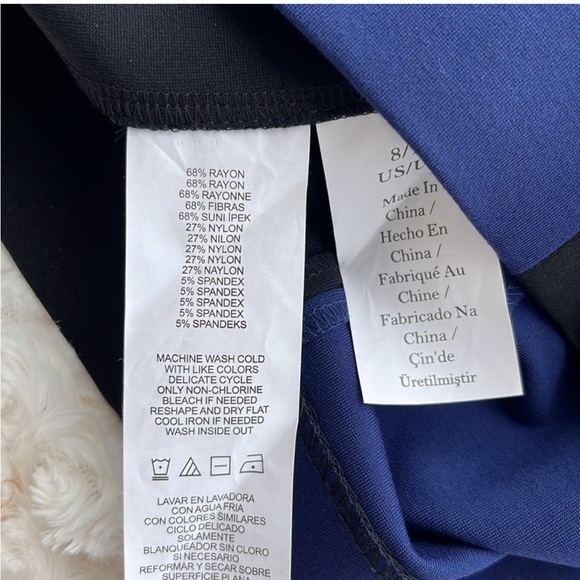 Women’s Original Penguin by Munsingwear Color Block Mini Sheath Dress Size 4 - Picture 6 of 8